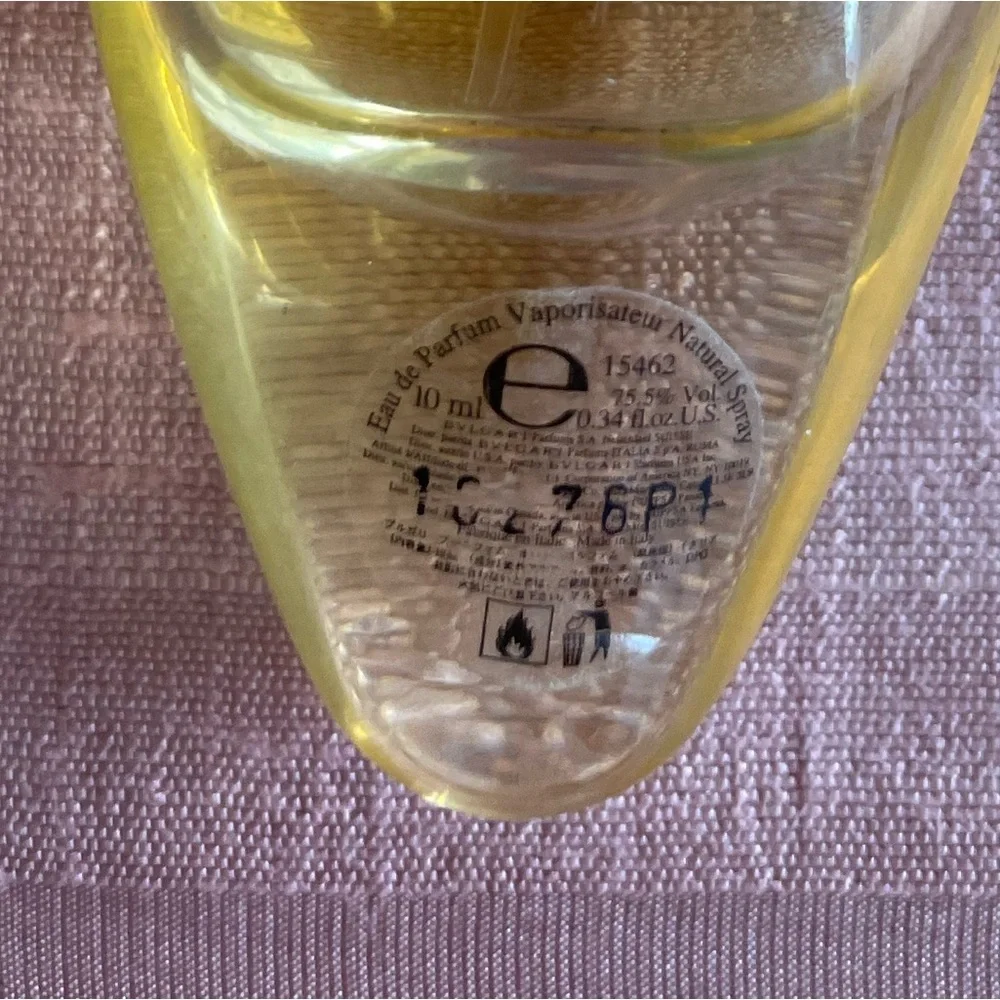 Bulgari Pour Femme Set with TWO Refills - Gold; Vintage Bottle; Gorgeous Scent!